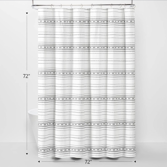 Waffle Shower Curtain-Cloth Shower Curtain [84] - Picture 2 of 5